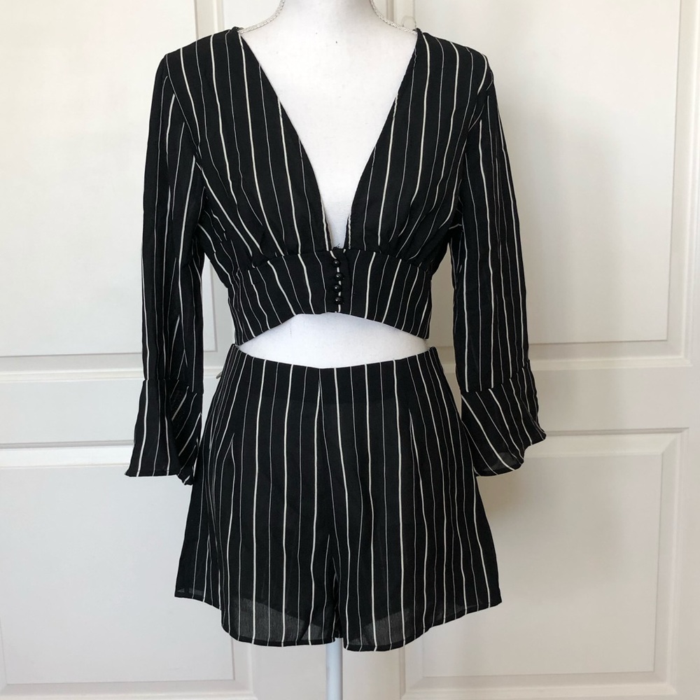 Two Piece Romper Set